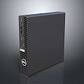 Dell Black Mini Desktop Computer With Compact Design And Multiple Side Ports