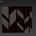Modern Background Wall Design With Geometric Lines Metallic Accents And Wooden Panels