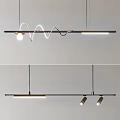 Modern Contemporary Chandeliers With Various Linear Circular Designs And Glass Bulb Accents