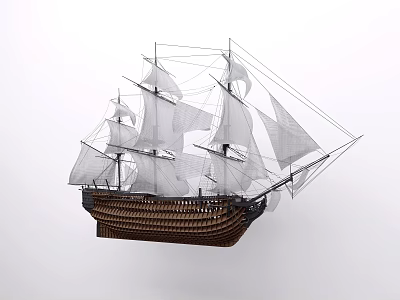 Modern ornaments sailing ornaments 3d model