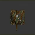 Detailed Military Tank Model With Camouflage Paint Cannon Barrel Tracks And Antenna
