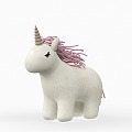 Unicorn Doll 3d model