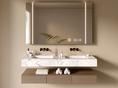 Modern Bathroom Cabinet Bathroom Basin Bathroom Ornaments model