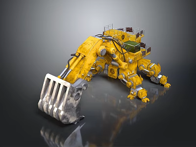 Shovel, shovel, shovel, excavator, excavator, large excavator, mining excavator, mining excavator, mining machine 3d model