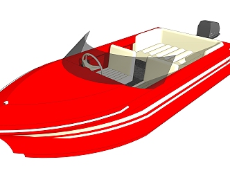 modern yacht ship 3d model