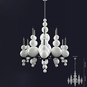 Alien chandelier 3d model