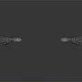 Metallic Equipment With Shiny Surface And Reflective Details On Dark Background