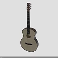 Classic Wooden Acoustic Guitar With Natural Finish And Six String Design