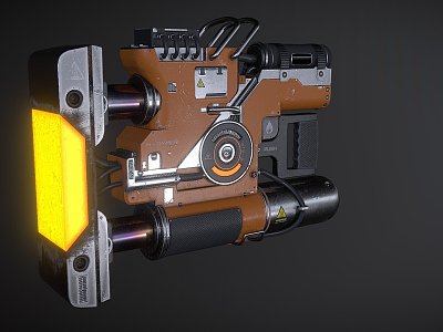 sci-fi architectural hammer model