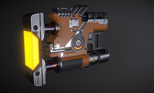 sci-fi architectural hammer 3d model