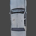 Destroyed 80 s car 3d model