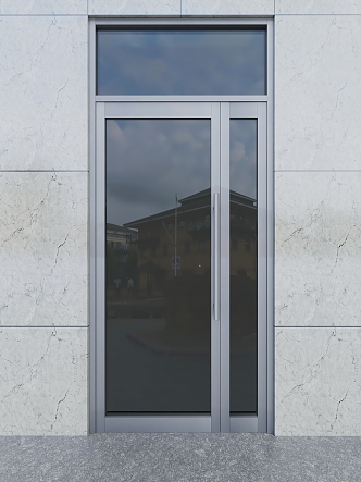 Modern sub-mother door gray type door 3d model