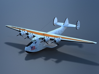 modern aircraft 3d model