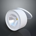 Modern White Recessed Light Fixture Combination with Sleek Round Design for Home Interior