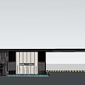 Entrance gate SU model 3d model