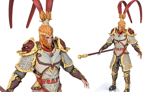 Black Myth Goku Sun Wukong Journey to the West 3d model