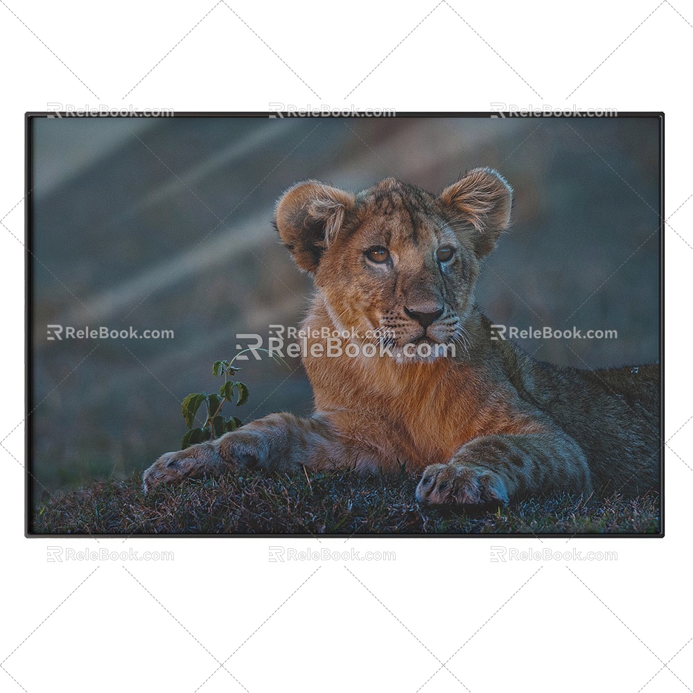 Animal Wall Hanging Paintings 18 3d model