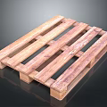 Wooden Pallet Storage Shelf With Sturdy Structure For Home Organizational Use