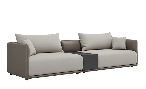 Casual combination sofa 3d model