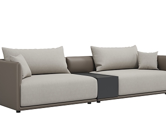 Casual combination sofa 3d model