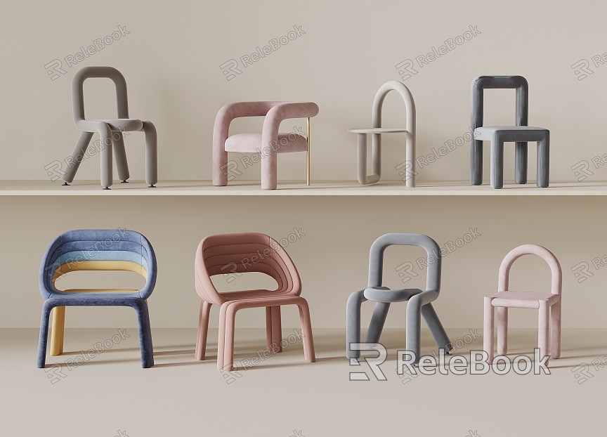 Modern Children Chair Chair Leisure Chair model