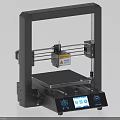 Industrial 3D Printer With Metal Frame Precision Print Head Build Platform And Digital Display Panel