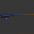 Modern stingray 3d model