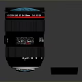 Computer External Lens With Black Design Red Stripe 24105mm Focal Length And Lens Cap
