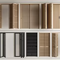 Modern Hinged Doors With Various Stylish Designs And Wooden Slat Panels