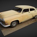 vintage car 3d model