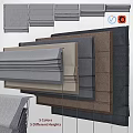 Various Curtain Fabric Samples With Different Colors Textures And Materials