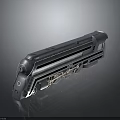 Vintage Steam Locomotive With Streamlined Metallic Shiny Surface On Gray Background