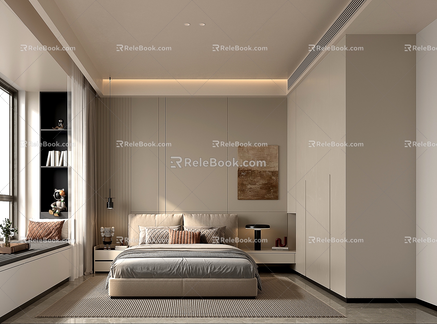 Modern Bedroom 3d model