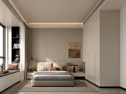 Modern Bedroom 3d model