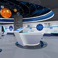 Science and Technology Space Universe Solar System 3d model