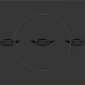 Various Colored Tactical Weapons with POLICE FBI Markings Arranged in Multiple Rows