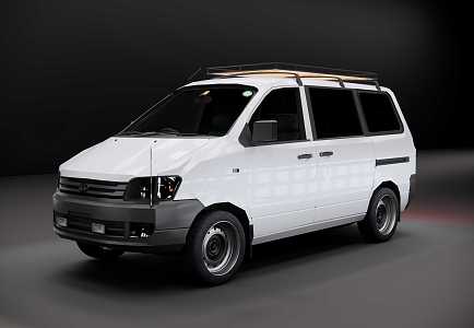 Toyota minivan 3d model