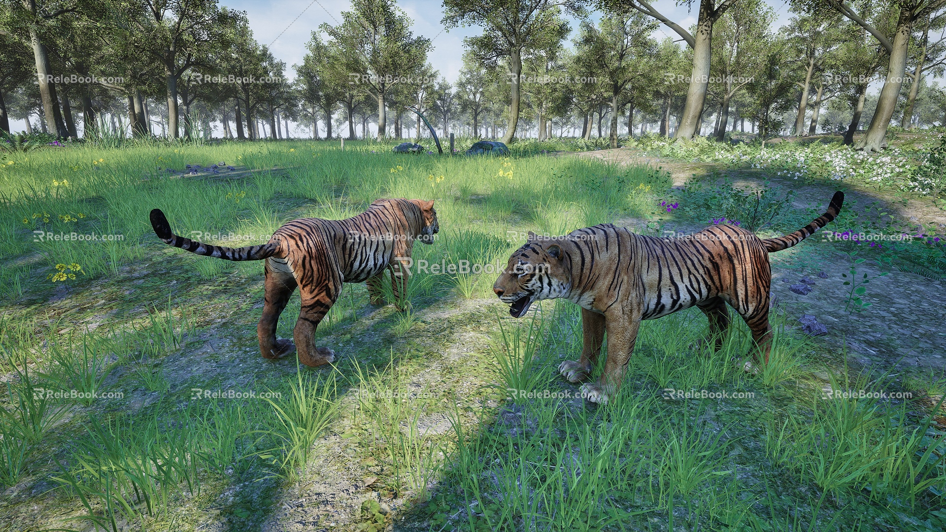 The Modern Tiger 3d model