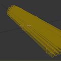 Industrial Steel Pipes Bundled Together In Neatly Stacked Pile On White Surface