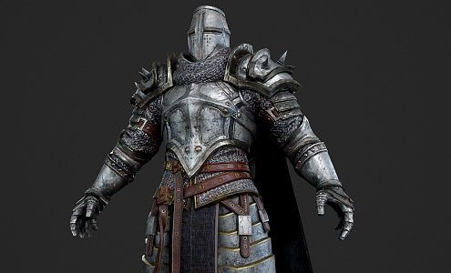 Armor Warrior Games Movie Warrior Armor Medieval European Armor 3d model