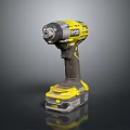 RYOBI Cordless Power Drill With Yellow Black Design And Ergonomic Handle