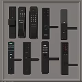 Various Commercial Smart Door Locks With Digital Keypad Fingerprint And Handle Features