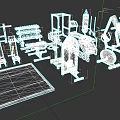 Essential Sports Equipment Collection Including Barbells Benches Treadmill And Fitness Machines