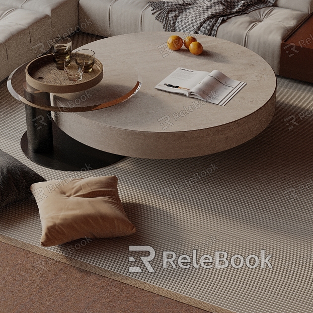 Modern coffee table model