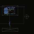 Industrial Plant Featuring Silver Water Tanks White Cabinets Metal Pipes Black Pumps Blue Tiled Floor