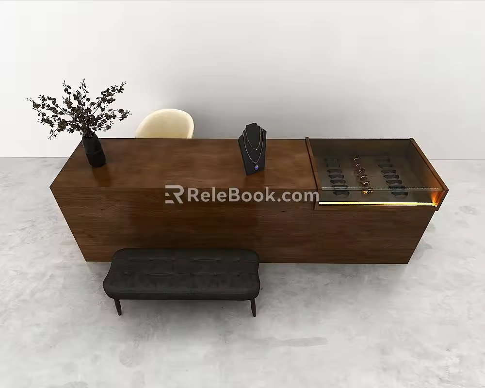 Display cabinet 3d model
