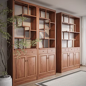 New Chinese-style Antique Cabinet 3d model