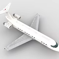 LEGO toy building blocks futuristic sci-fi aircraft airliner 3d model