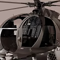 Modern Utility Helicopter With Rotor System Fuselage Landing Gear And Equipment Pods