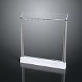 Modern Metal Mesh Fence With Sturdy Frame And White Marble Base